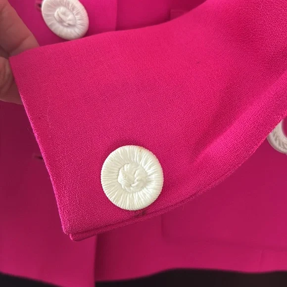 Vintage Yves Saint Laurent Fuchsia Passementerie Jacket